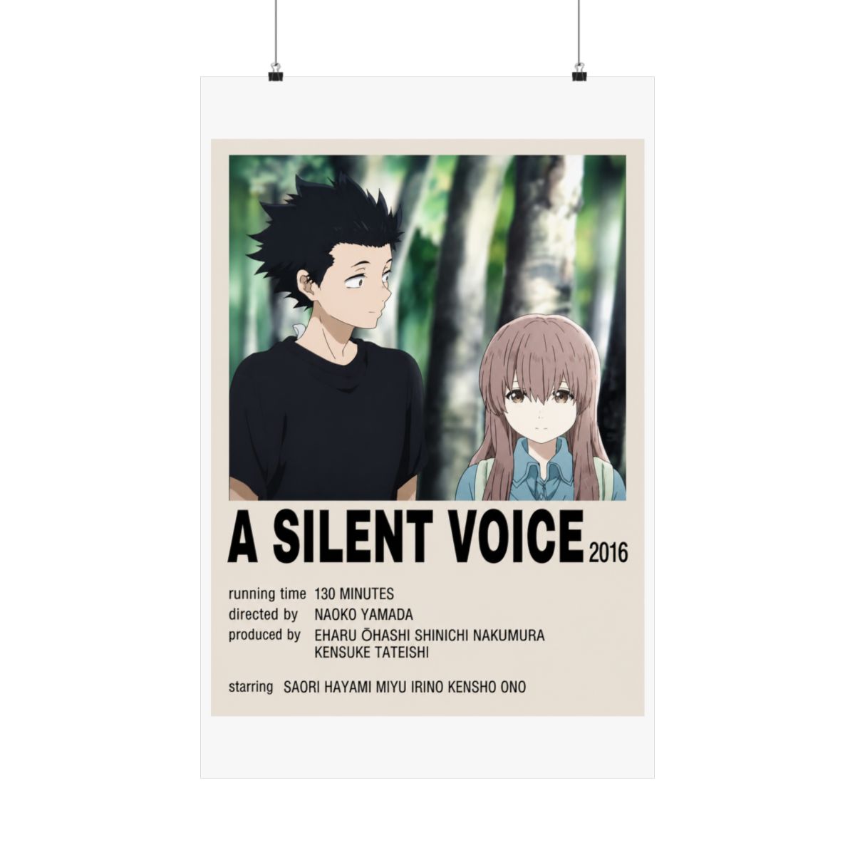 A Silent Voice 2016 Alternative - alternate angle 1, merchandise