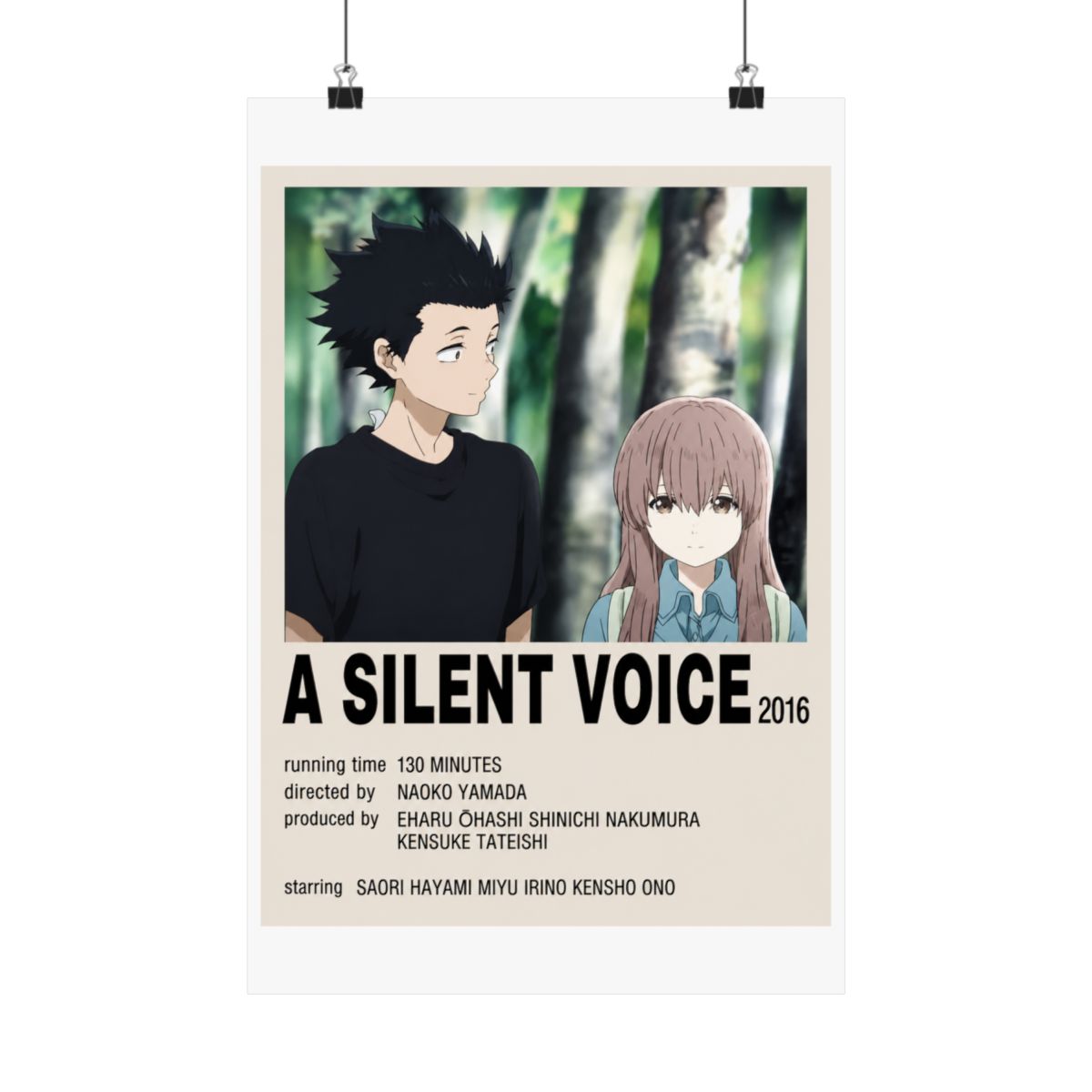 A Silent Voice 2016 Alternative - alternate angle 2, merchandise