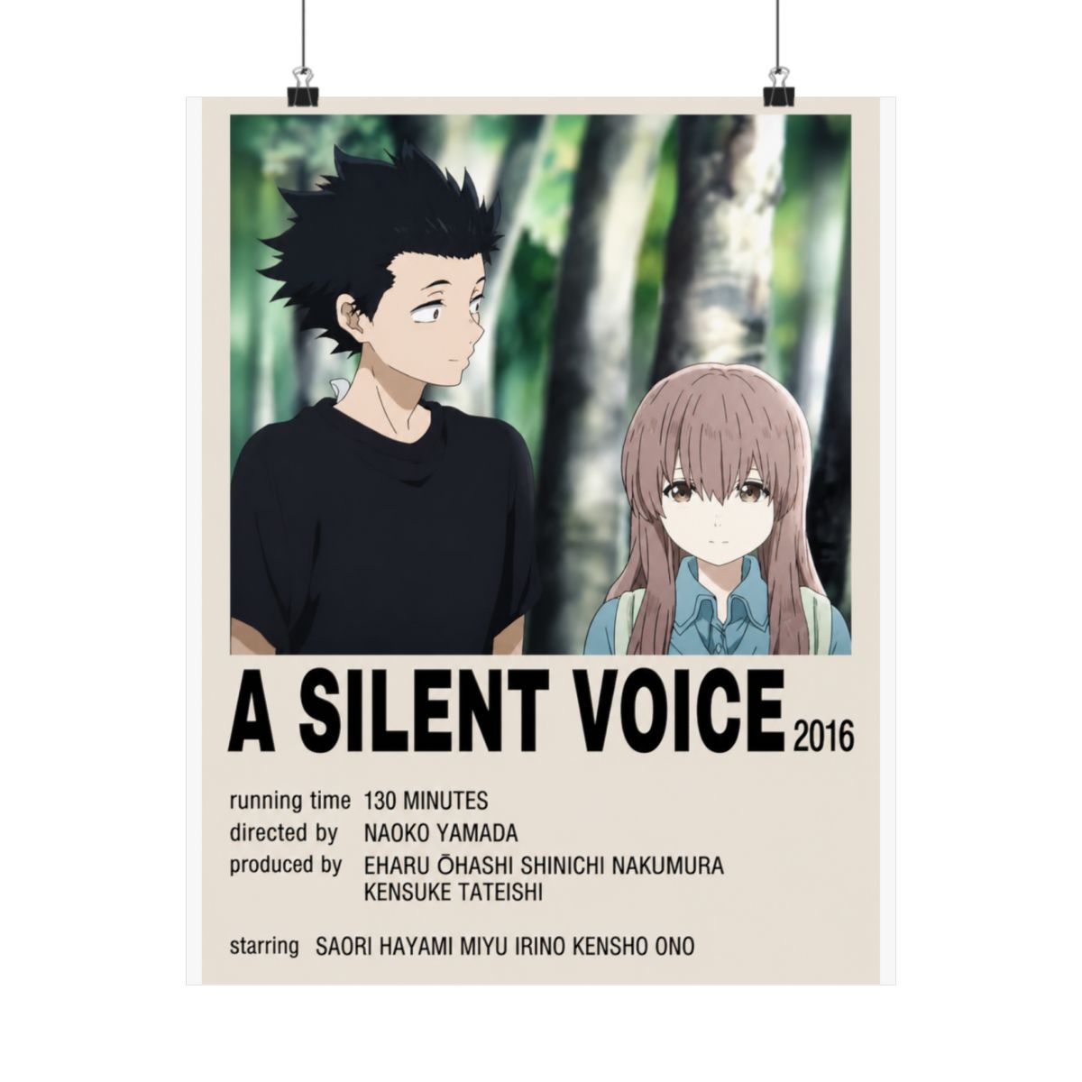 A Silent Voice 2016 Alternative - alternate angle 5, merchandise