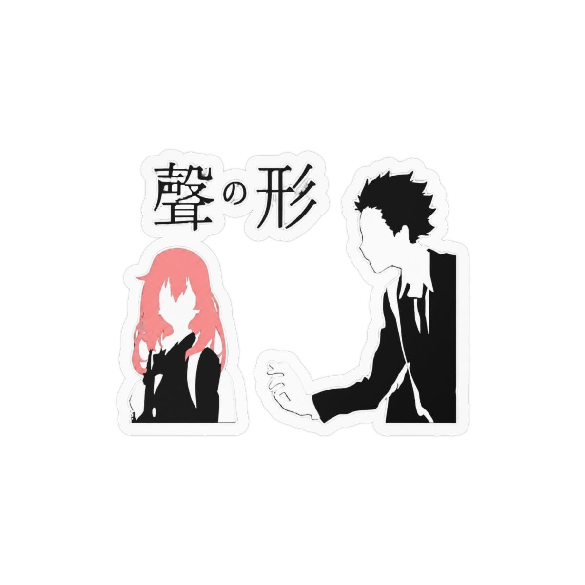 A Silent Voice - Shoko and Shoya Sticker Decal Laptop Car Window Vinyl 5"