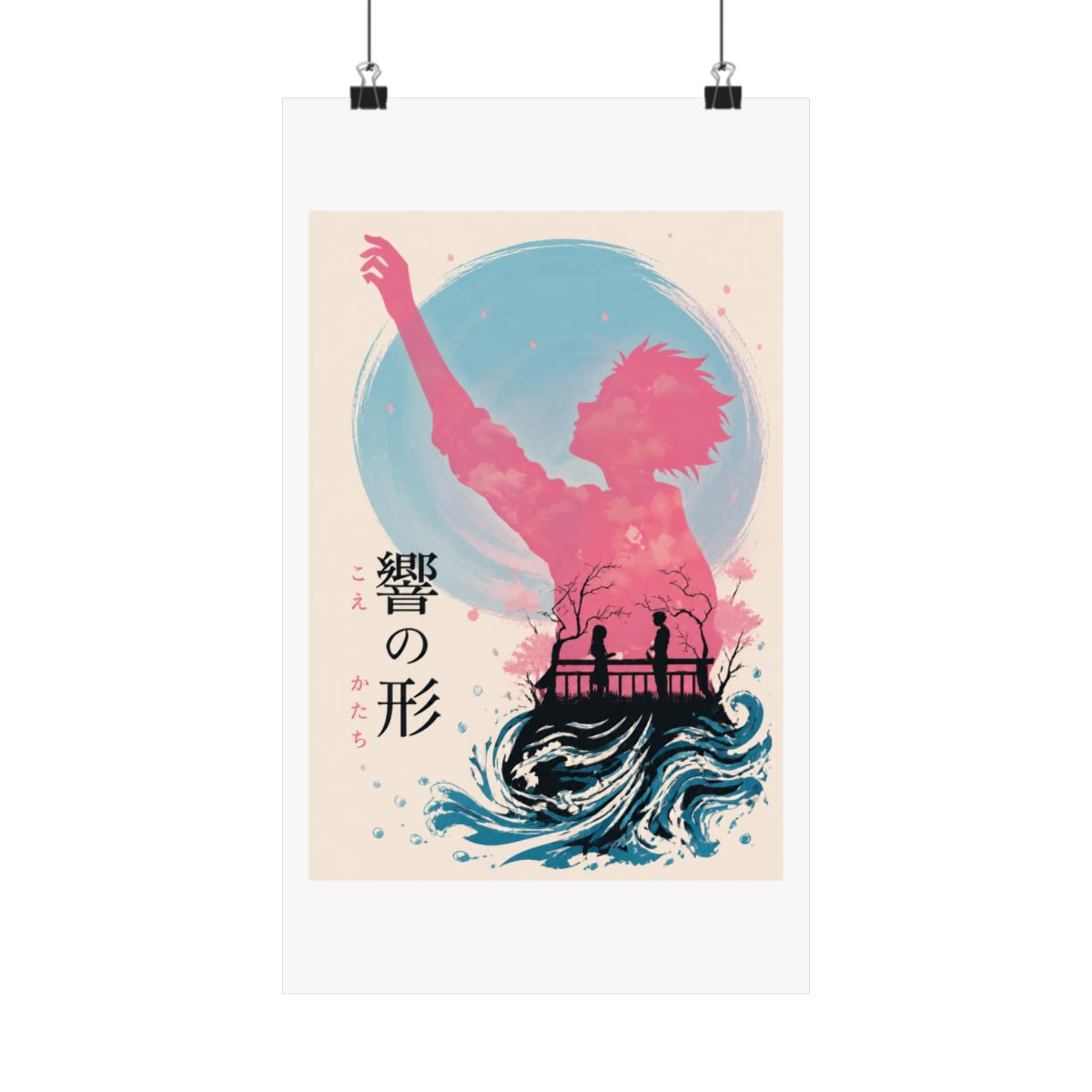 A Silent Voice Anime Poster Posters Wall Art Picture Print Modern Family Bedroom Decor Posters For Room Aesthetic 16x24inch(40x60cm) - Official Posters & Wall Art merchandise