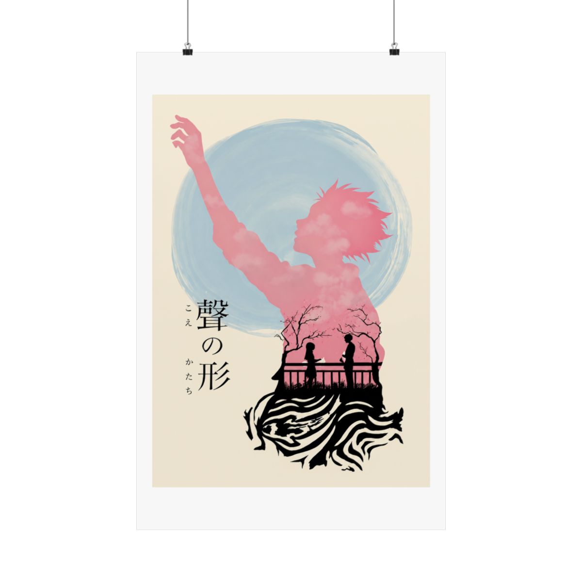 A Silent Voice Anime Poster Posters Wall Art Picture Print Modern Family Bedroom Decor Posters For Room Aesthetic 20x30inch(50x75cm) - alternate angle 2, merchandise