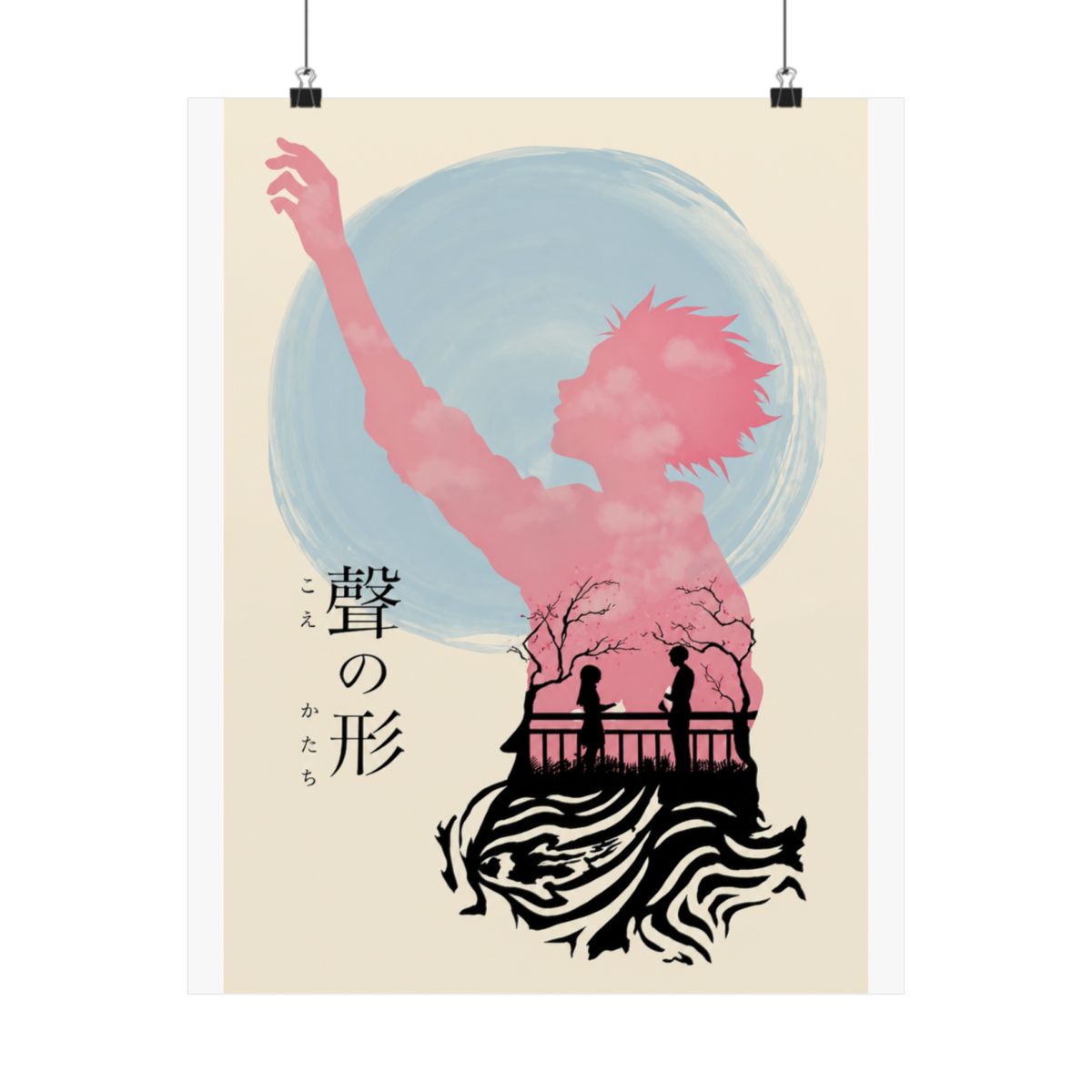 A Silent Voice Anime Poster Posters Wall Art Picture Print Modern Family Bedroom Decor Posters For Room Aesthetic 20x30inch(50x75cm) - alternate angle 5, merchandise