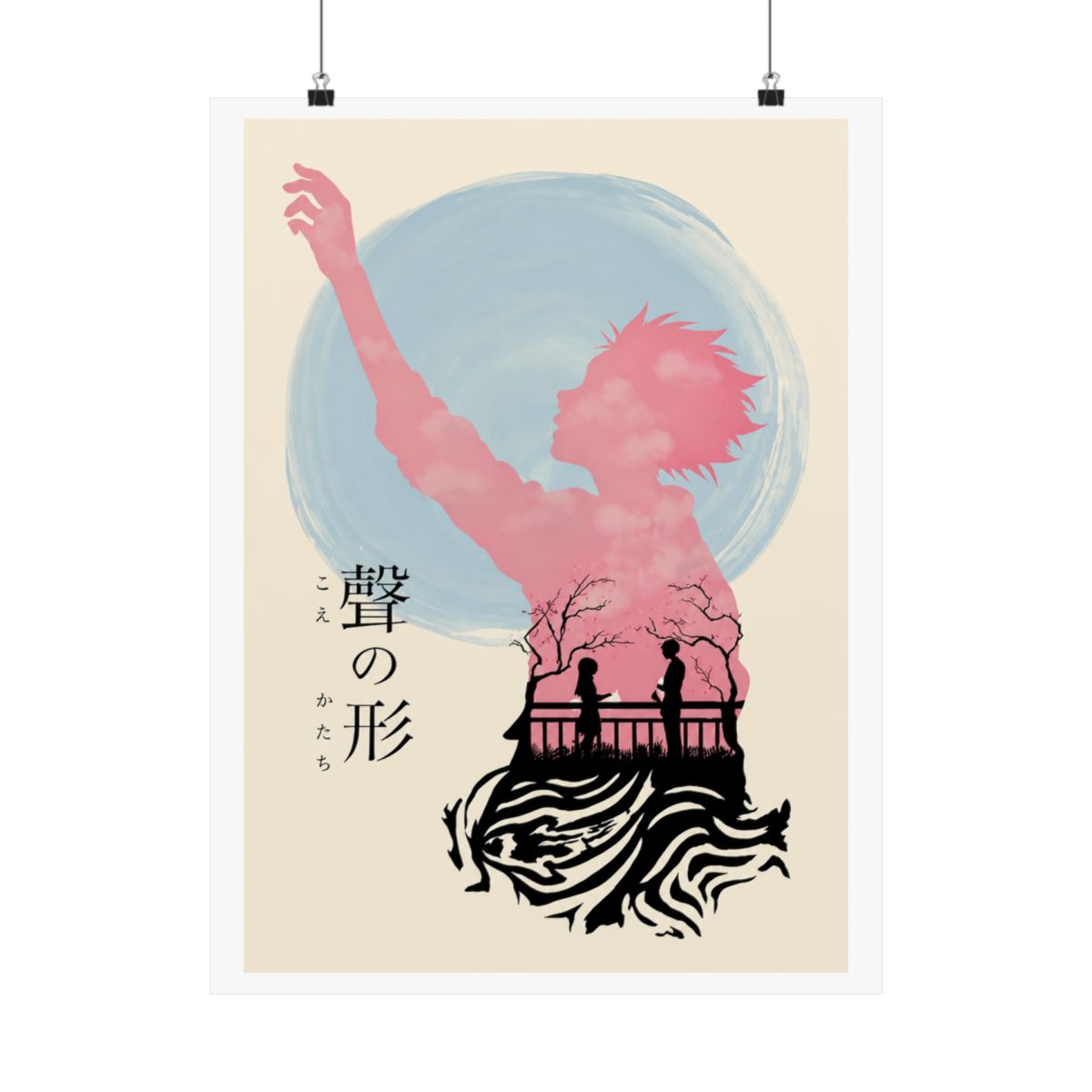 A Silent Voice Anime Poster Posters Wall Art Picture Print Modern Family Bedroom Decor Posters For Room Aesthetic 20x30inch(50x75cm) - alternate angle 4, merchandise