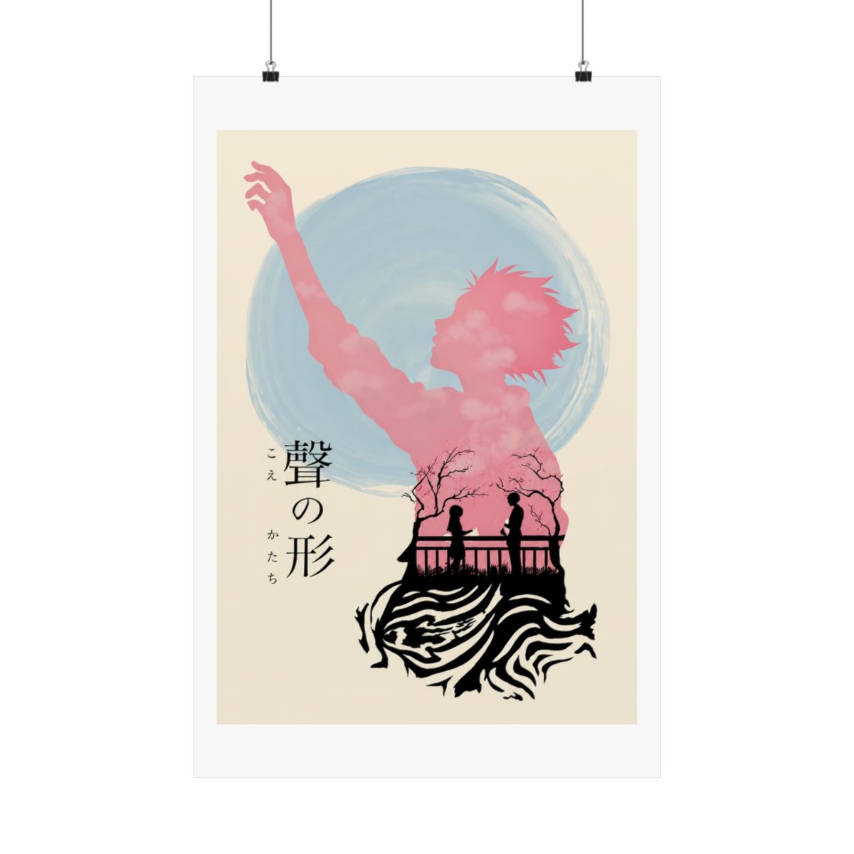 A Silent Voice Anime Poster Posters Wall Art Picture Print Modern Family Bedroom Decor Posters For Room Aesthetic 20x30inch(50x75cm)