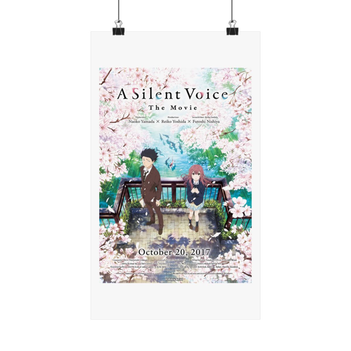 A Silent Voice Movie Poster Print (27 x 40) - Official Posters & Wall Art merchandise