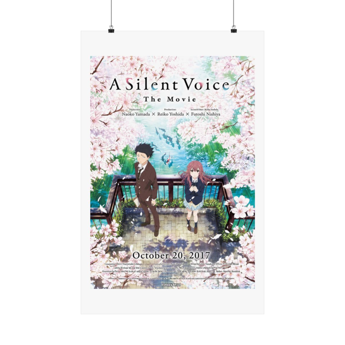 A Silent Voice Movie Poster Print (27 x 40) - alternate angle 1, merchandise