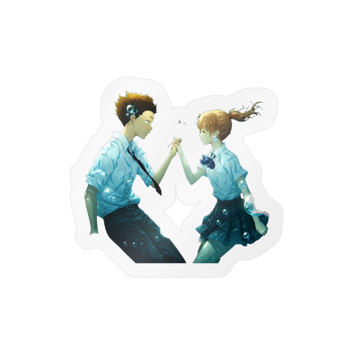 A Silent Voice Anime Sticker | Expressive Vinyl Decal - alternate angle 4, merchandise
