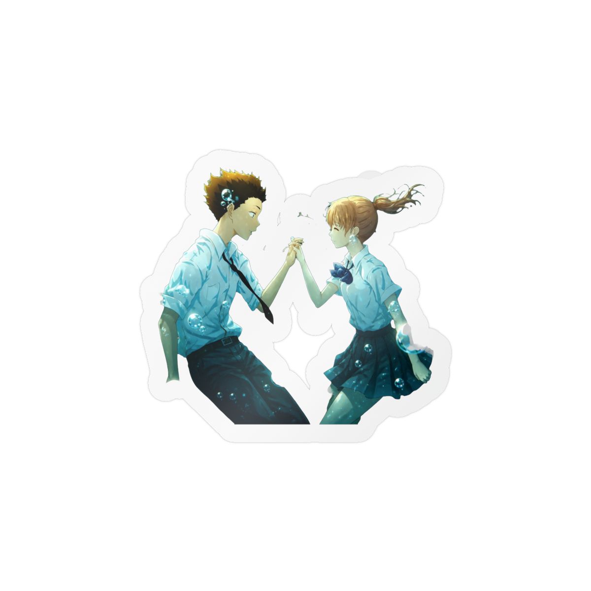 A Silent Voice Anime Sticker | Expressive Vinyl Decal - alternate angle 5, merchandise
