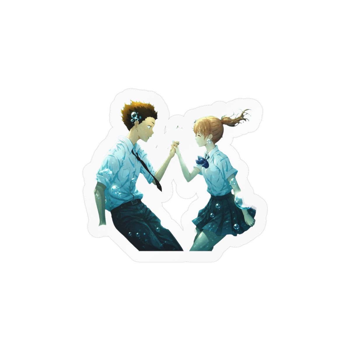 A Silent Voice Anime Sticker | Expressive Vinyl Decal - alternate angle 1, merchandise