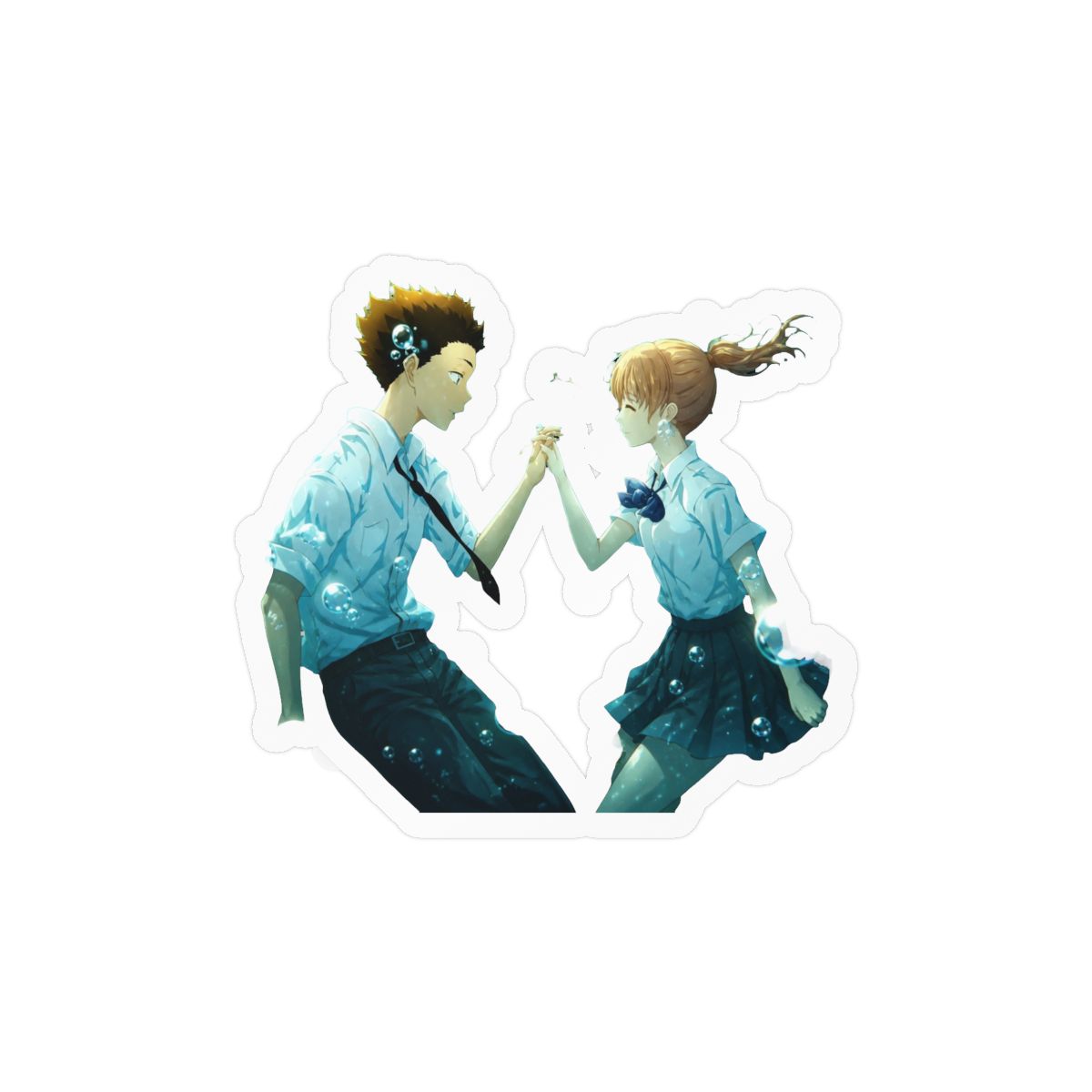 A Silent Voice Anime Sticker | Expressive Vinyl Decal - alternate angle 2, merchandise
