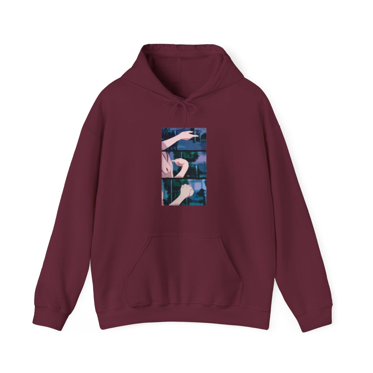 Pixelart Retro Koe no Katachi Anime A Silent Voice Kids Hoodie - alternate angle 3, merchandise
