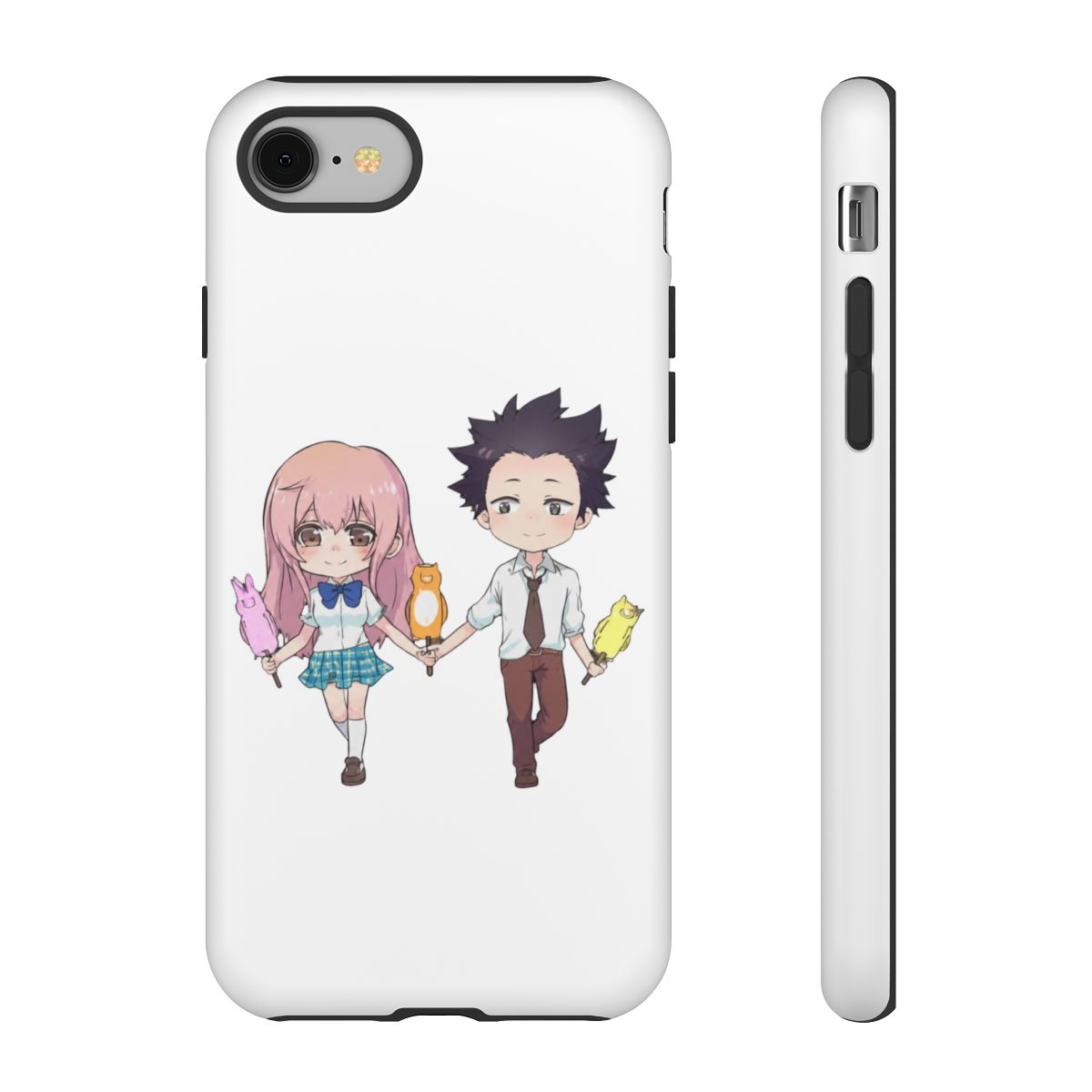 A Silent Voice Nishimiya Shouko and Ishida Shouya Phone Case - alternate angle 1, merchandise
