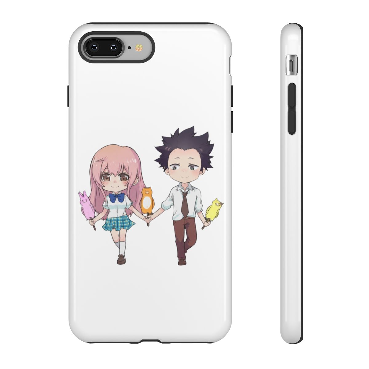 A Silent Voice Nishimiya Shouko and Ishida Shouya Phone Case - alternate angle 2, merchandise