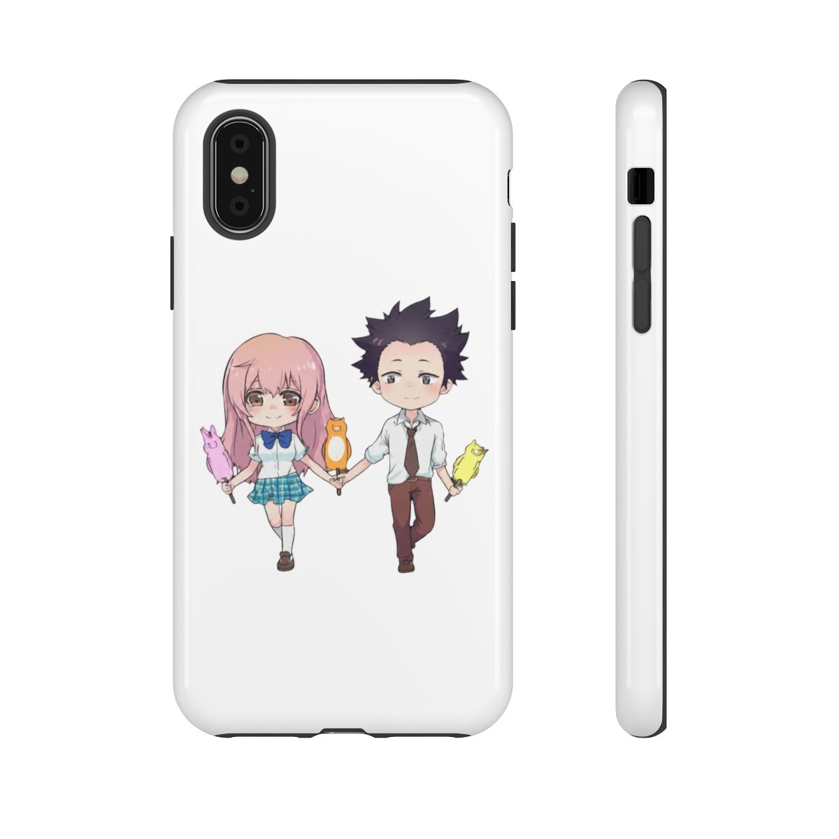 A Silent Voice Nishimiya Shouko and Ishida Shouya Phone Case - alternate angle 4, merchandise