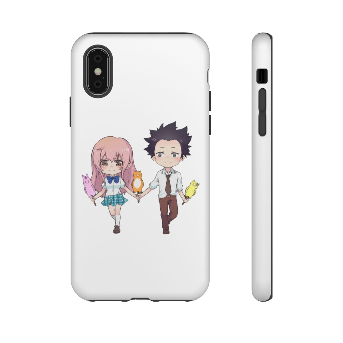 A Silent Voice Nishimiya Shouko and Ishida Shouya Phone Case - alternate angle 5, merchandise